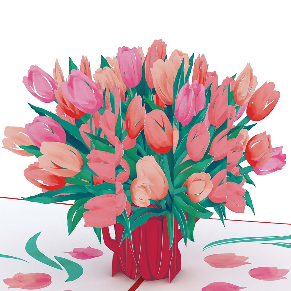 Love Tulips Pop-Up Card