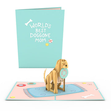 Best Doggone Mom Pop-Up Card