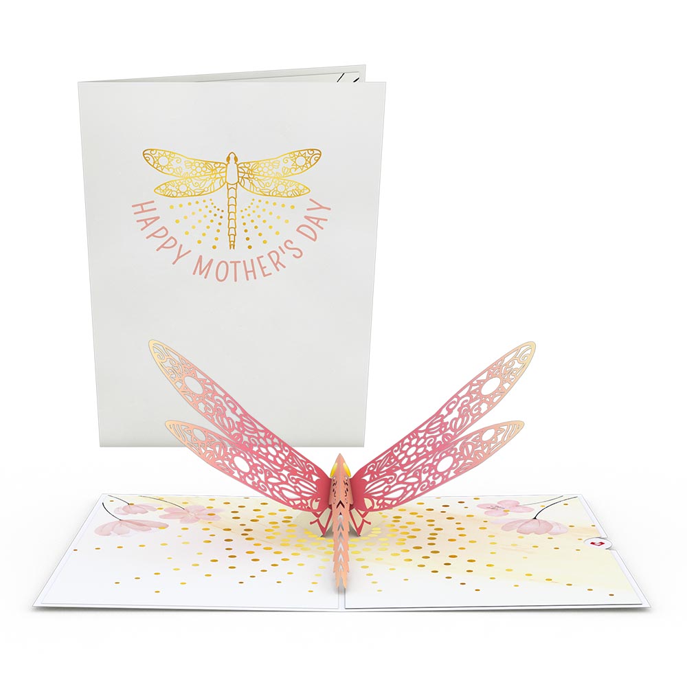 Mother¡¯s Day Dragonfly Pop-Up Card
