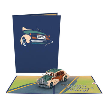 Father¡¯s Day Classic Car Pop-Up Card