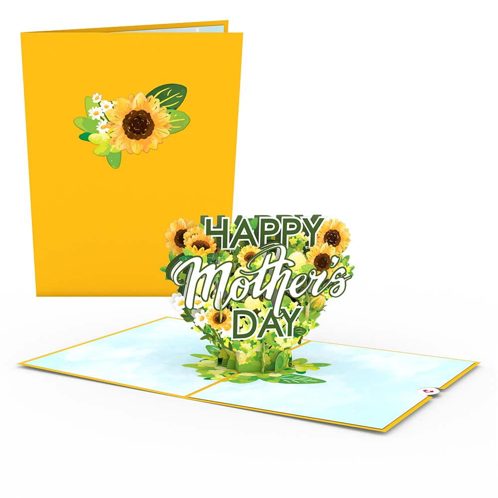 Happy Mother¡¯s Day Sunflowers Pop-Up Card