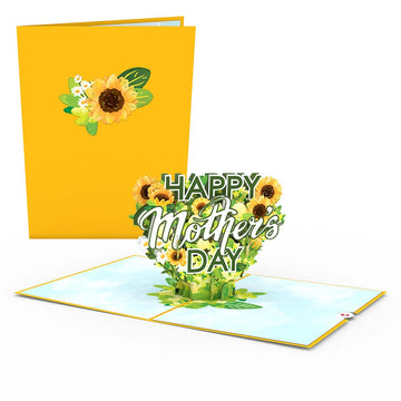 Happy Mother¡¯s Day Sunflowers Pop-Up Card