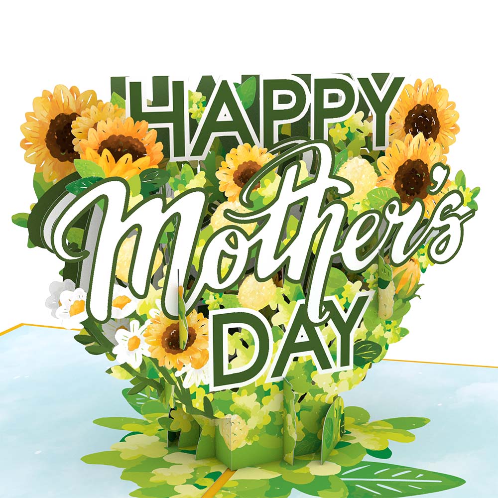 Happy Mother¡¯s Day Sunflowers Pop-Up Card