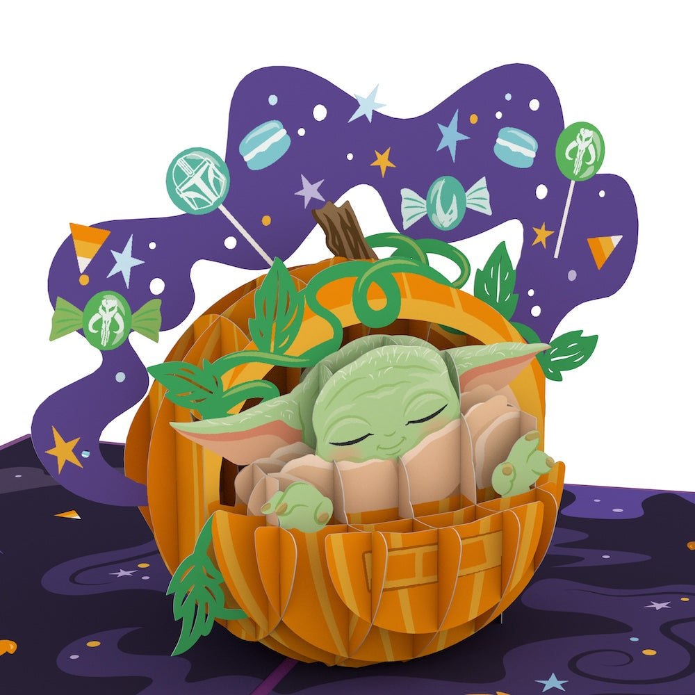 Star Wars? The Mandalorian? Grogu? Candy is the Way Pop-Up Card