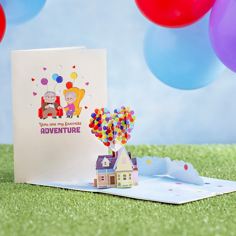 Disney and Pixar Up My Greatest Adventure Pop-Up Card