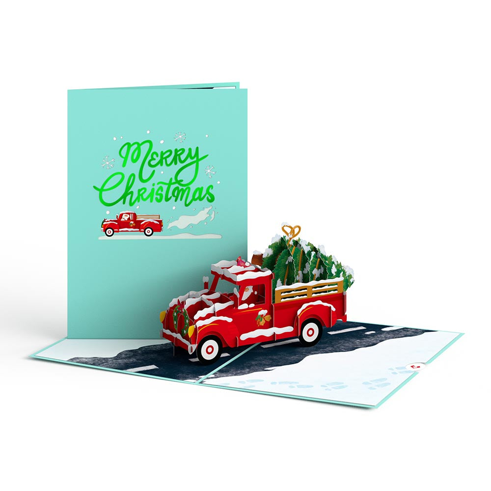 Christmas Truck Pop-Up Card