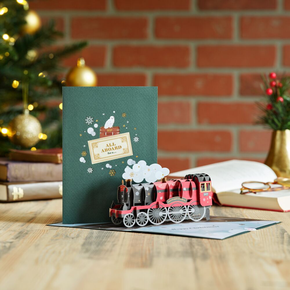 Harry Potter? Holiday Hogwarts? Express Pop-Up Card