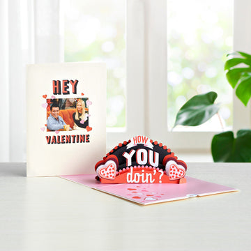 Friends How You Doin'? Valentine Pop-Up Card