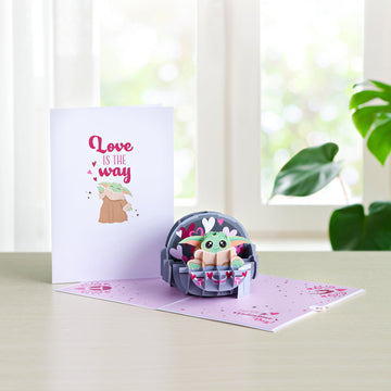 Star Wars? The Mandalorian? Grogu? Love is the Way Pop-Up Card
