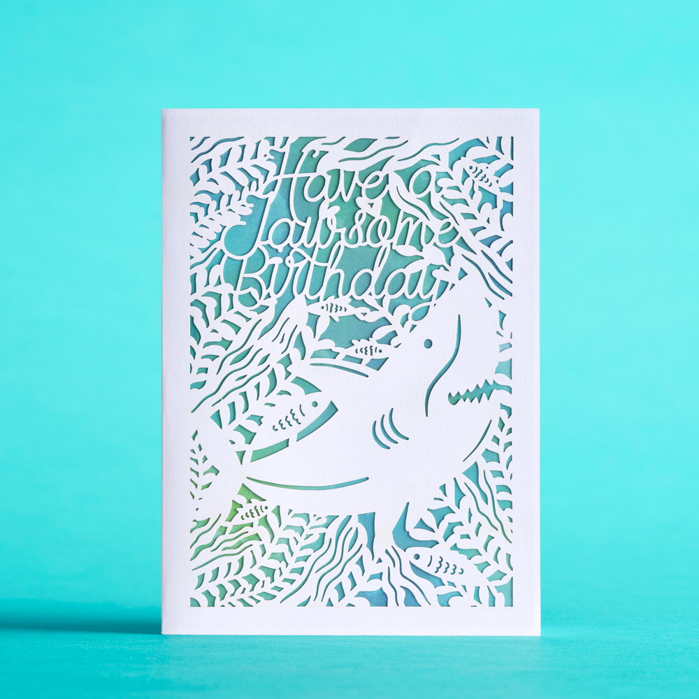 Jawesome Shark Birthday: MicasShine Moments? Card