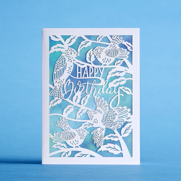 Birthday Birds: MicasShine Moments Card
