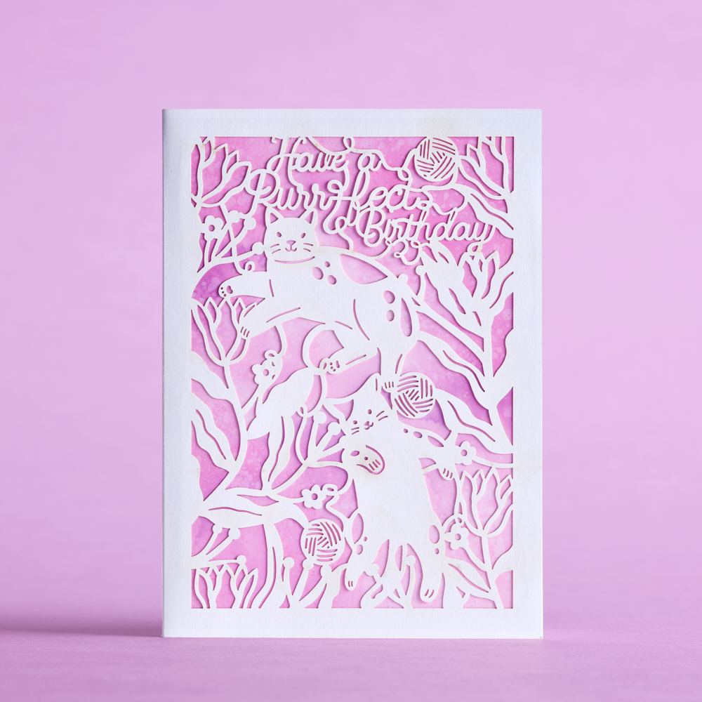 Purrfect Birthday Cats: Loyaltylulu Moments? Card