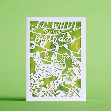 Birthday Sloth: MicasShine Moments? Card