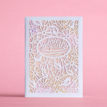 Sympathy Daisies: MicasShine Moments? Card