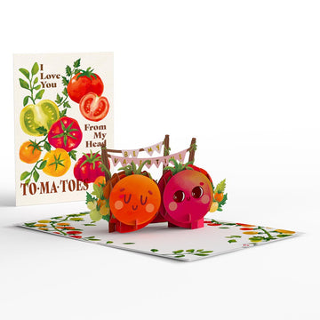 I Love You From Head To-ma-toes Pop-Up Card