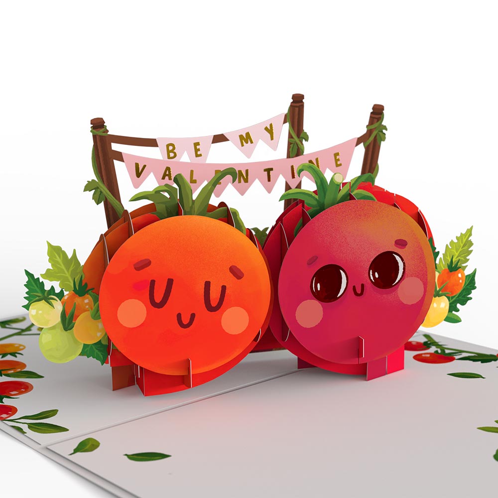 I Love You From Head To-ma-toes Pop-Up Card