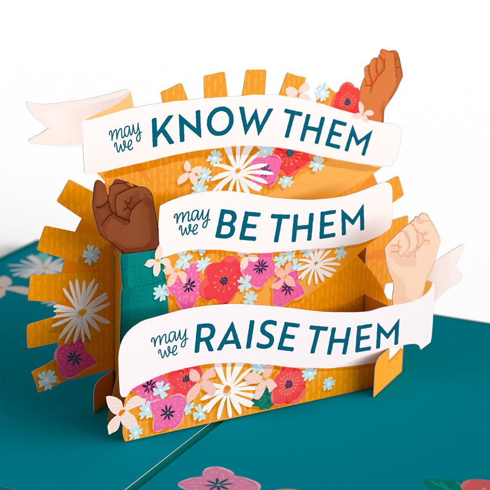 Here's to Strong Women Pop-Up Card