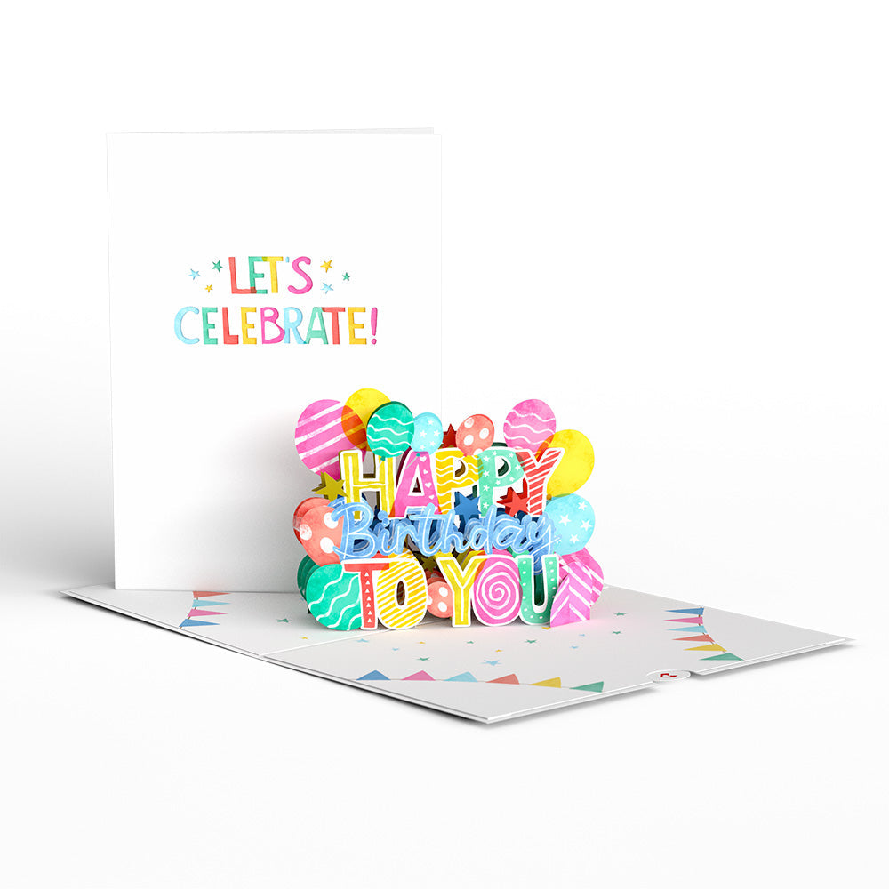Let's Celebrate Birthday Pop-Up Card