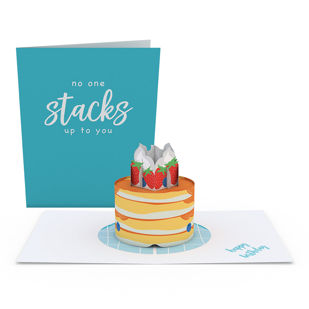 Pancake Stacks Birthday Paperpop Card?