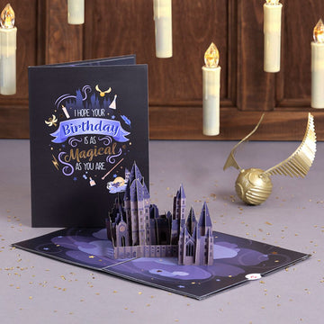 Harry Potter? Hogwarts? Birthday Pop-Up Card