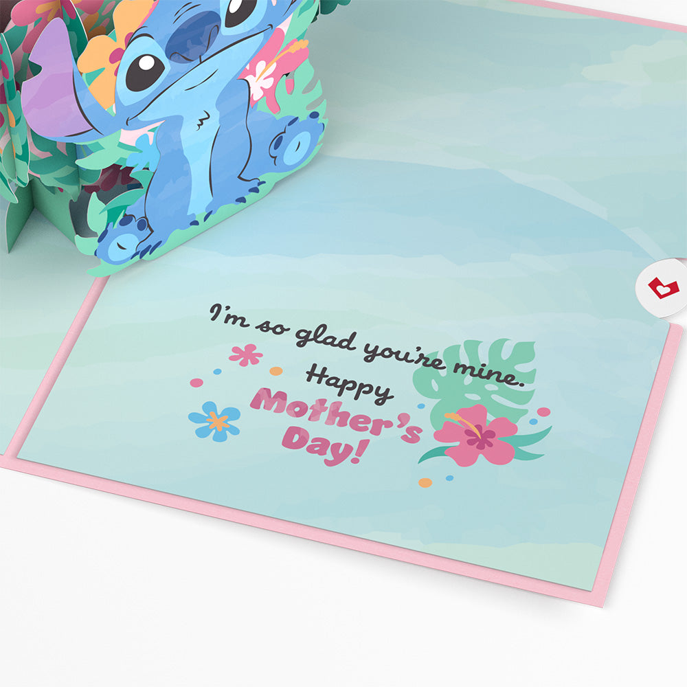 Disney's Stitch Ohana Mother's Day Pop-Up Card