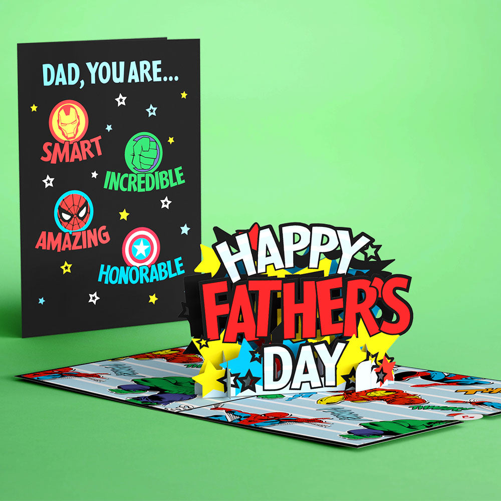 Marvel's Avengers Super-Hero Father's Day Pop-Up Card