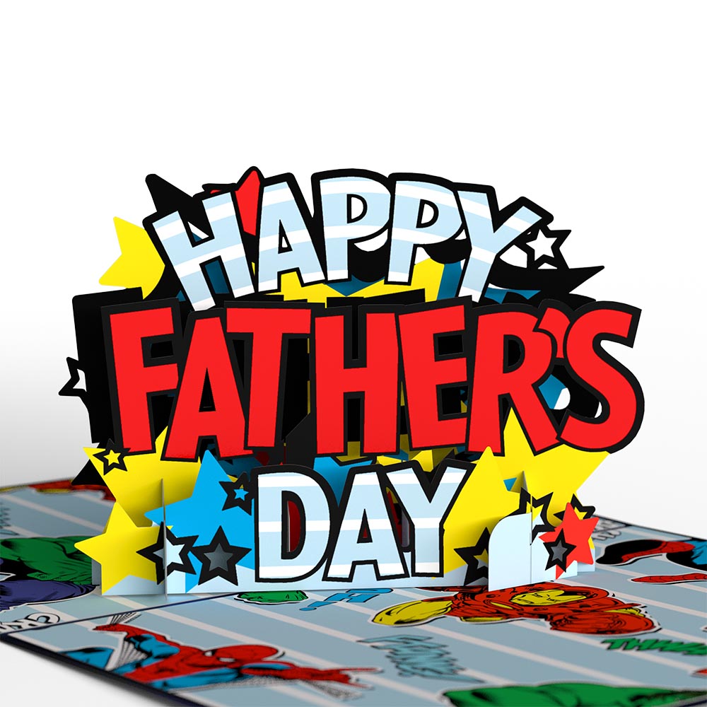 Marvel's Avengers Super-Hero Father's Day Pop-Up Card