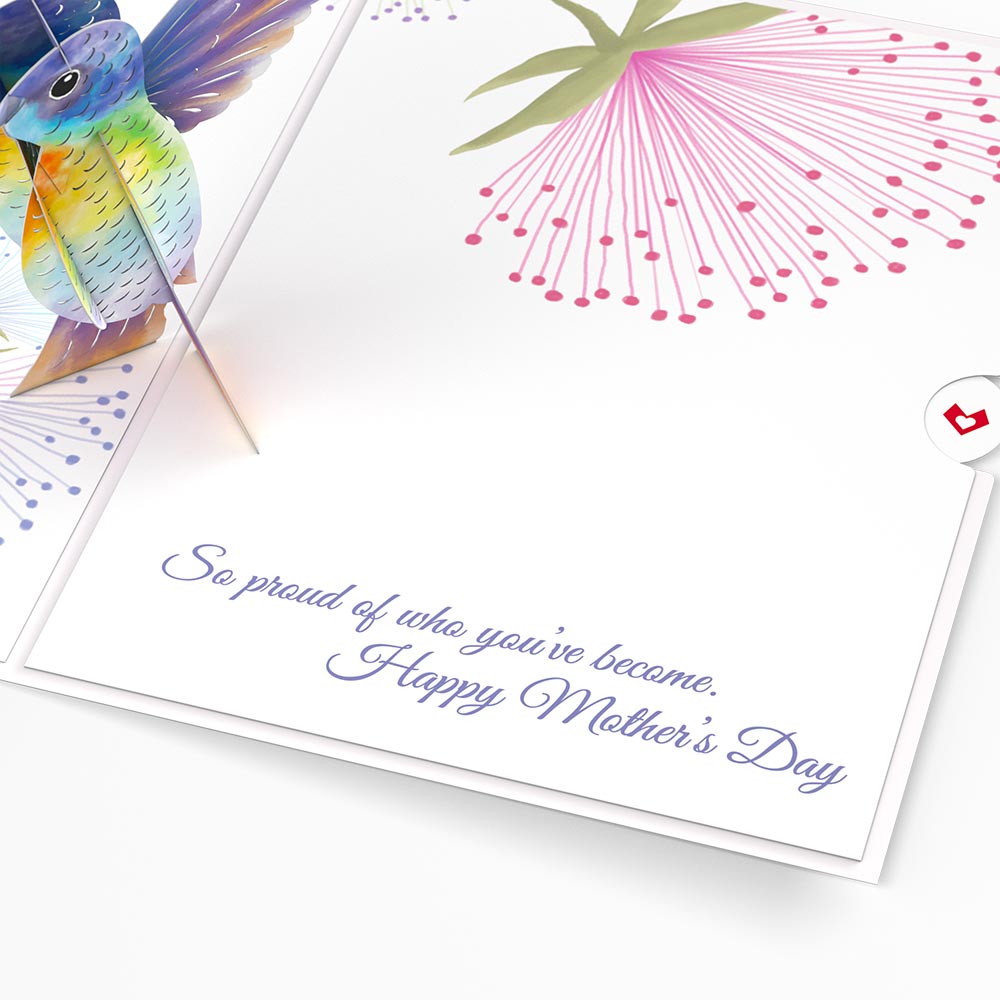 To My Daughter Mother¡¯s Day Hummingbird Pop-Up Card