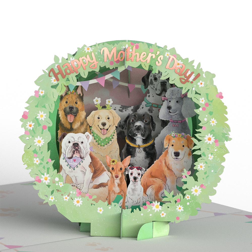 Dog Mom Mother's Day Pop-Up Card