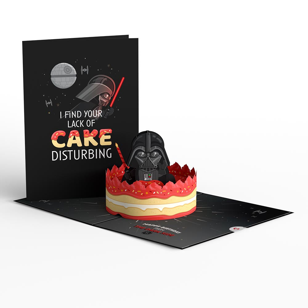 Star Wars? Darth Vader? Birthday Cake Pop-Up Card