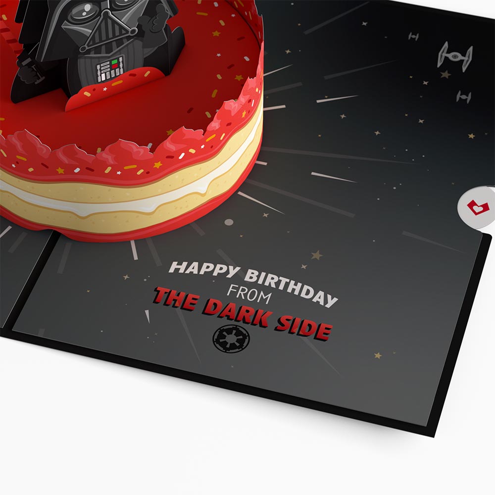 Star Wars? Darth Vader? Birthday Cake Pop-Up Card
