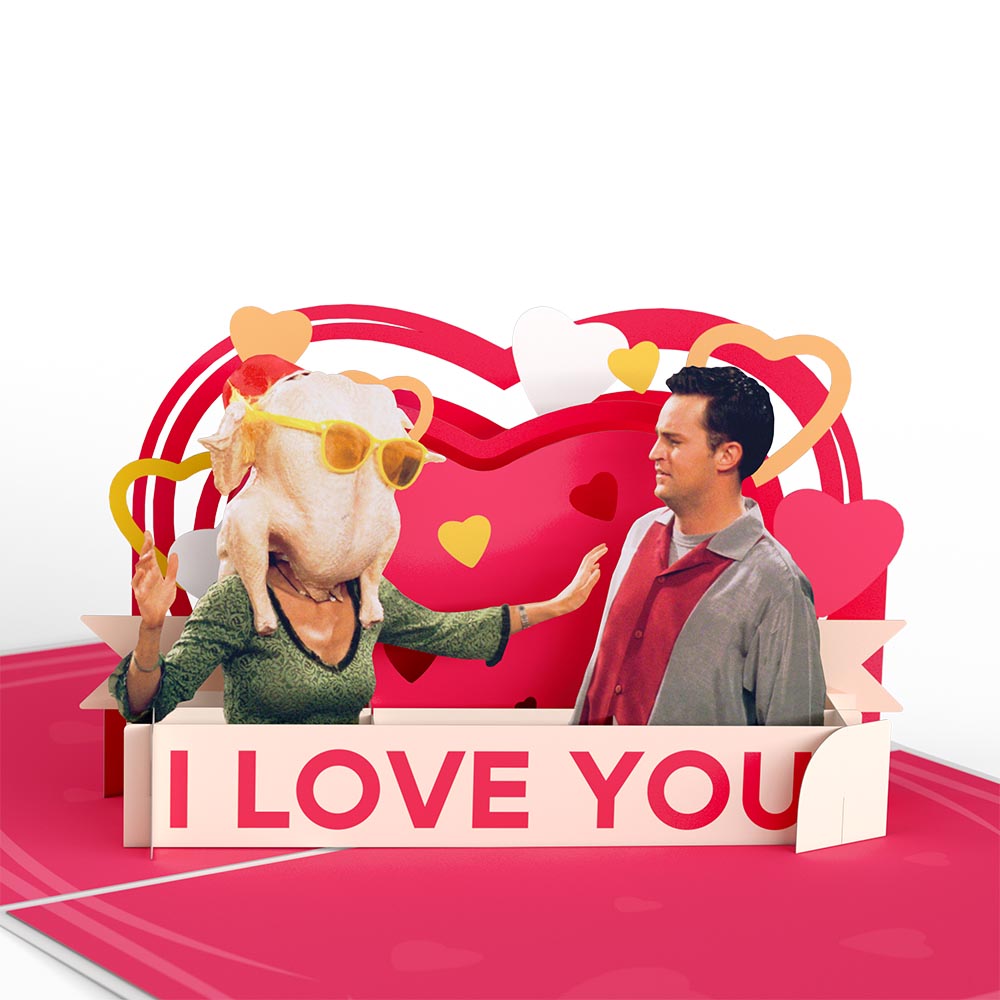 Friends You're So Great, I Love You Pop-Up Card