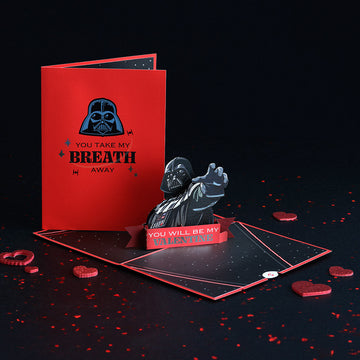 Star Wars? Darth Vader? Take My Breath Away Valentine Pop-Up Card