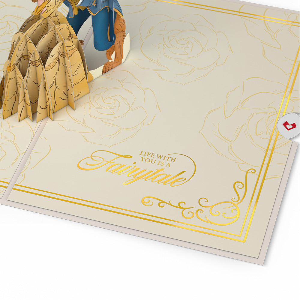 Disney's Beauty and The Beast Enchanted Love Pop-Up Card