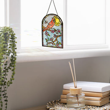 Sending Sunshine Cardinal Suncatcher Card