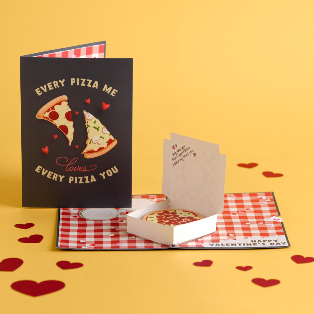 Pizza Valentine Pop-Up Card