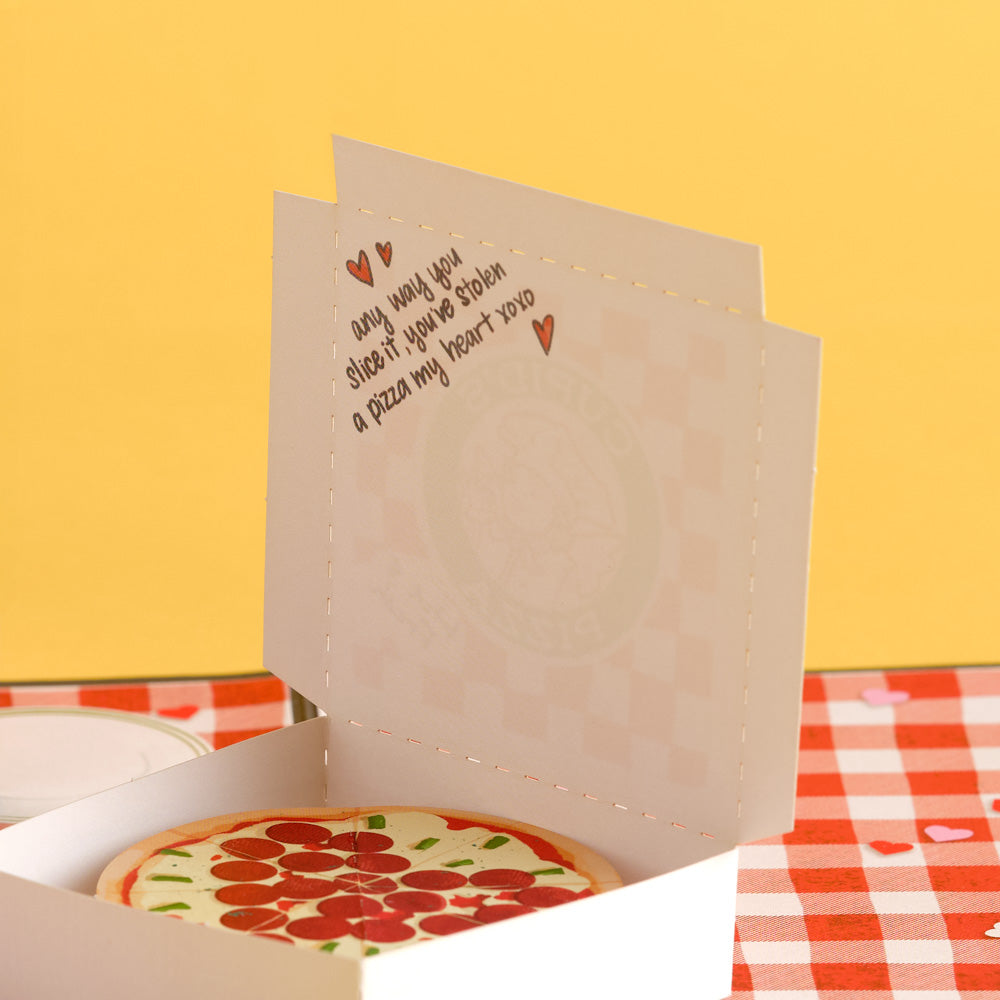 Pizza Valentine Pop-Up Card