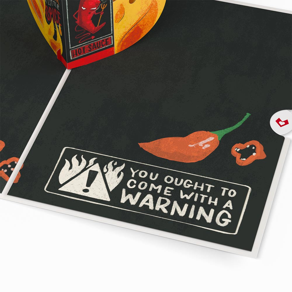 You¡¯re So Hot - Hot Sauce Pop-Up Card
