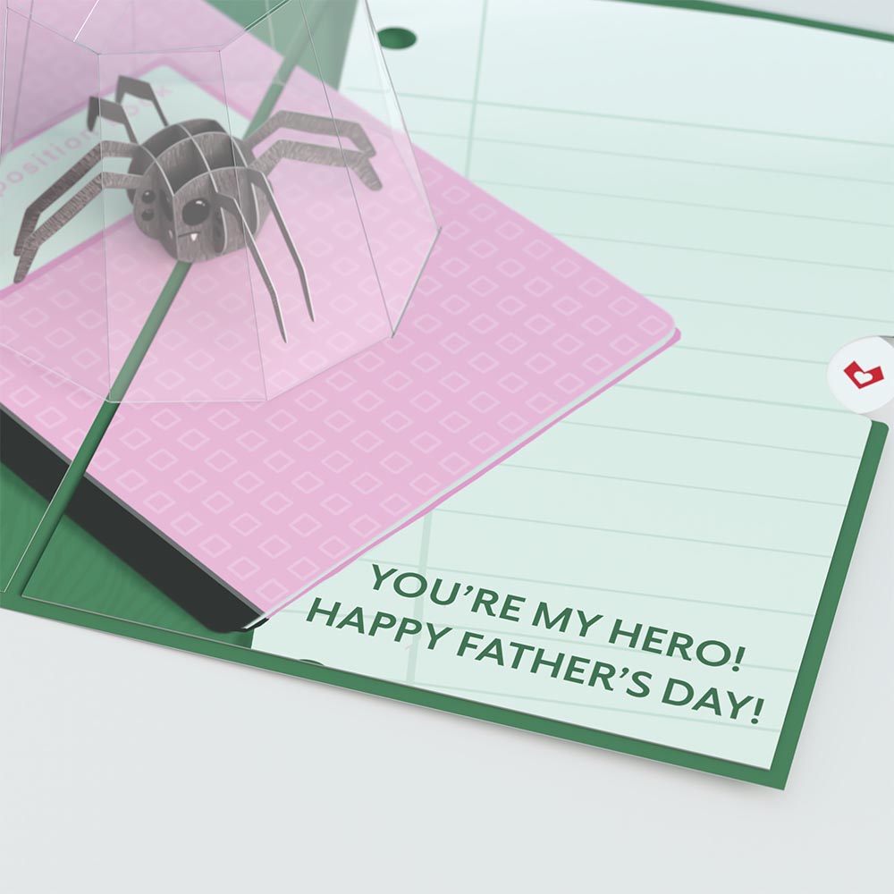 Father's Day Spider Hero Pop-Up Card