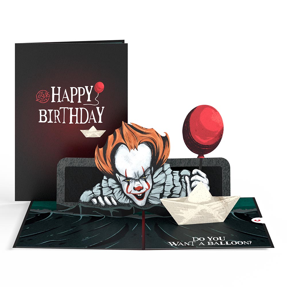 IT Pennywise? Birthday Pop-Up Card