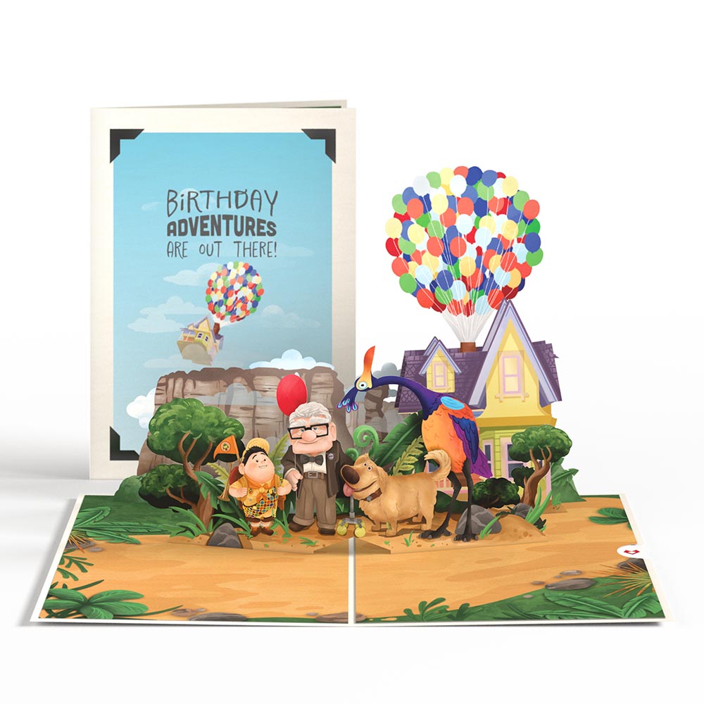 Disney and Pixar Up Birthday Adventures Pop-Up Card