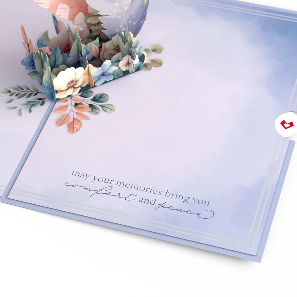 Nothing Loved Is Ever Lost Sympathy Pop-Up Card