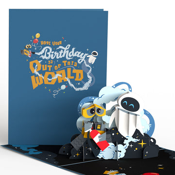 Disney and Pixar¡¯s WALL?E Out Of This World Birthday Pop-Up Card