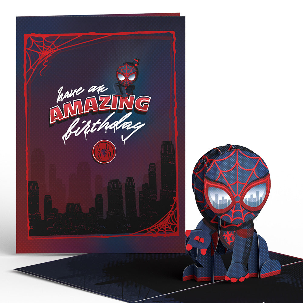 Marvel's Spider-Man Miles Morales Birthday Pop-Up Card