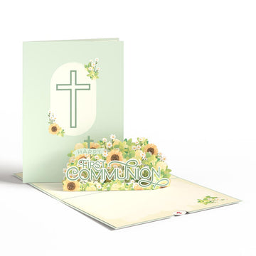 Happy First Communion Pop-Up Card