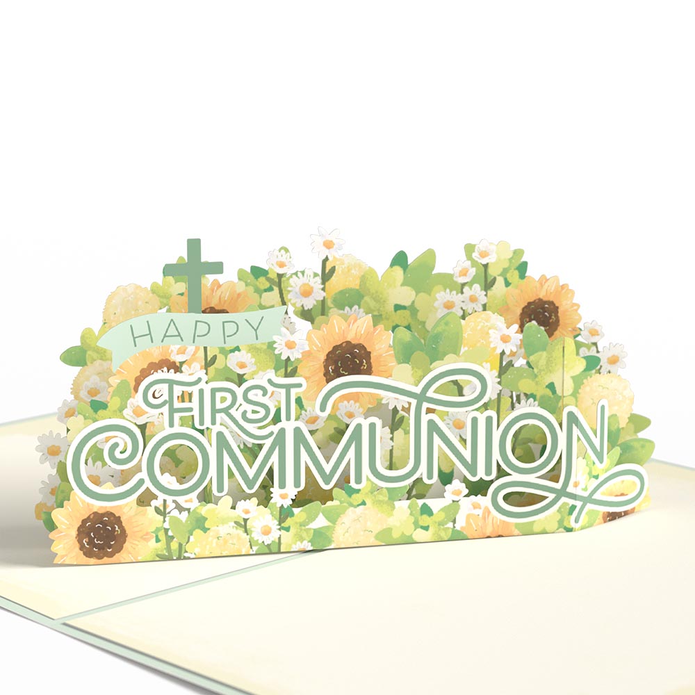 Happy First Communion Pop-Up Card