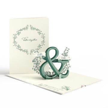 Better Together Mr. & Mr. Wedding Pop-Up Card