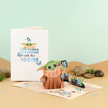 Star Wars? The Mandalorian? Grogu? Mother's Day Butterfly Pop-Up Card