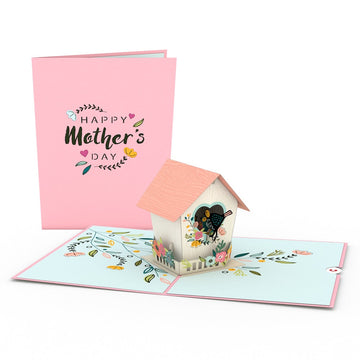 Mother's Day Birdhouse Pop-Up Card