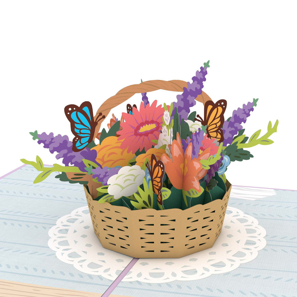 Flower Basket Pop-Up Card